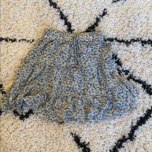 Sage Green Floral Skirt